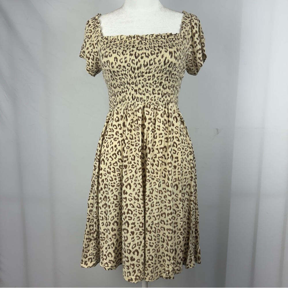 Gap: Casual Dress with Cheetah Print